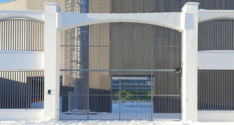 Подвесные ворота со сварным заполнением, Республиканский стадион